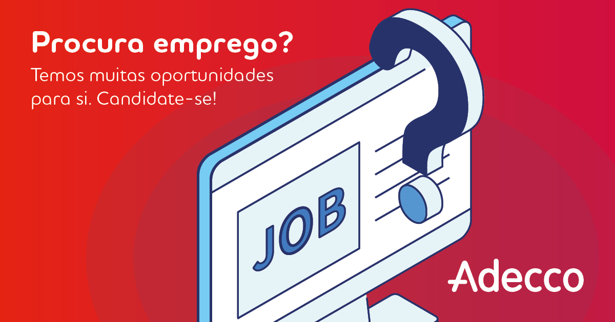 Estamos à sua procura! Candidate-se!